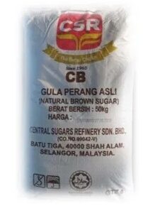 CSR Light Brown Sugar - CB (50kg _ RM205.00)