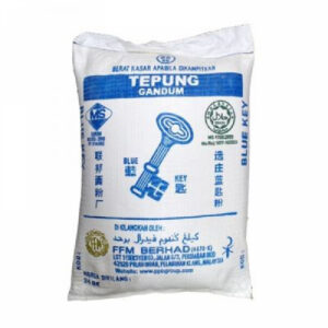 Multi purpose Wheat Flour - Blue Key( 25kg _ RM73.00 )